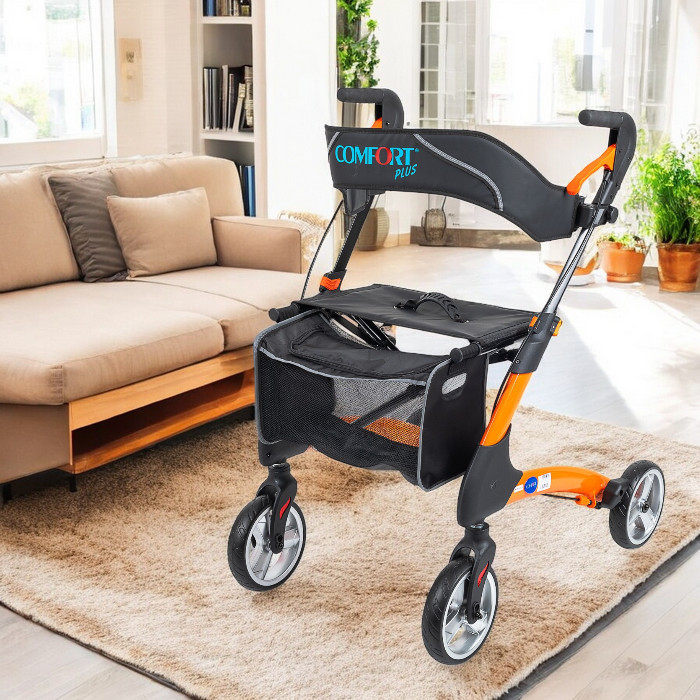 Comfort%20Plus%20DY049147L%20Turuncu%20Karbon%20Fiber%20Rolatör