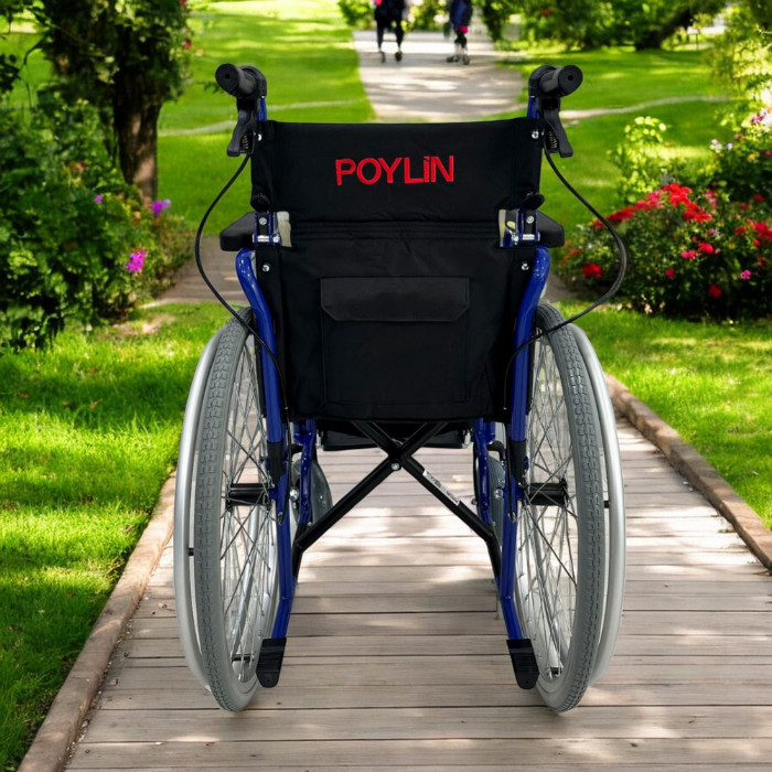 Poylin%20P110%20Özellikli%20Standart%20Manuel%20Tekerlekli%20Sandalye